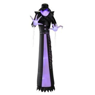 12 ft. Short Circuit Victorian Reaper Halloween Inflatable with Lightshow Projection | The Home Depot