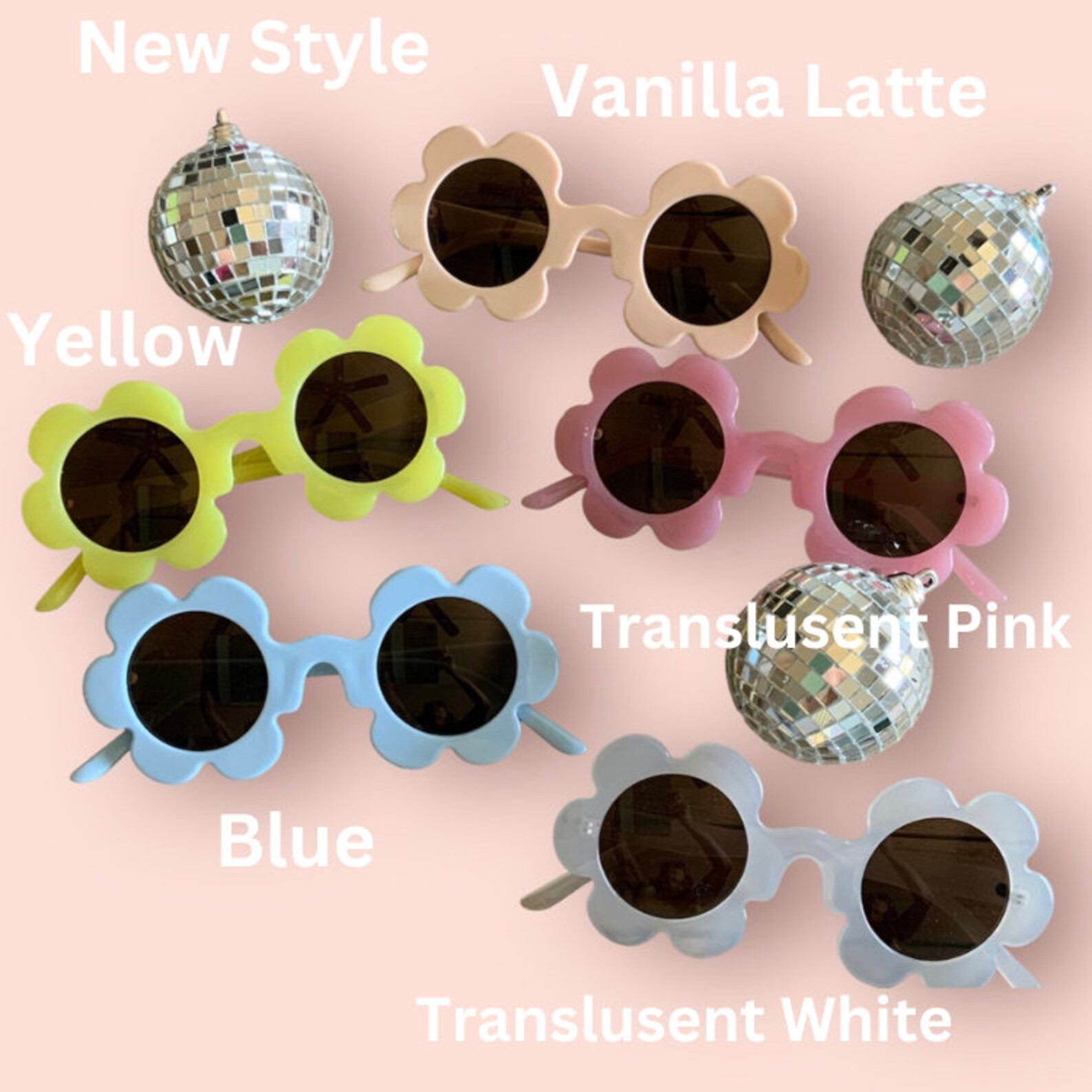 Adult Flower Sunglasses,groovy Party Shades, Flower Power,70s Bachelorette Party,flower Shaped Ad... | Etsy (US)