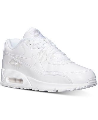 Nike Men's Air Max 90 Leather Running Sneakers from Finish Line | Macys (US)