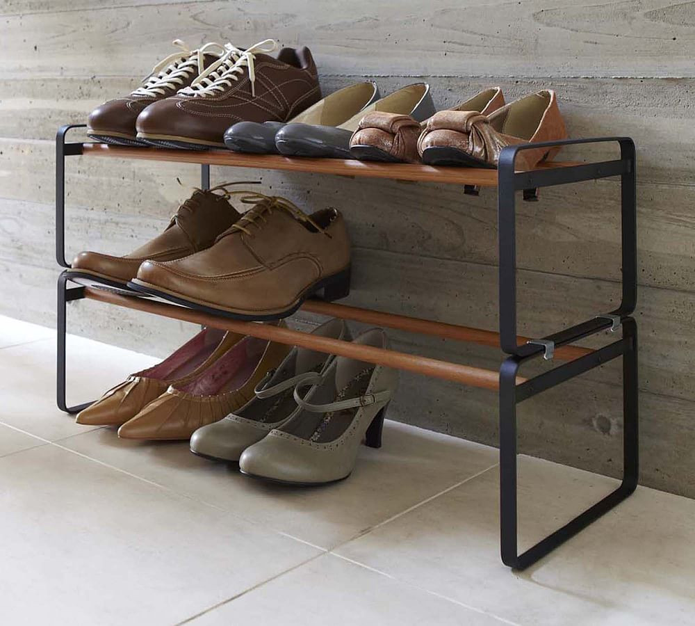 Double Bar Shoe Rack - Set of 2 | Pottery Barn (US)