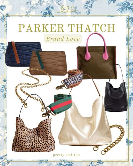 Parker Thatch handbags - crossbody with chain strap, leopard print handbag, gold platinum slouchy style bag

#LTKover40 #LTKitbag