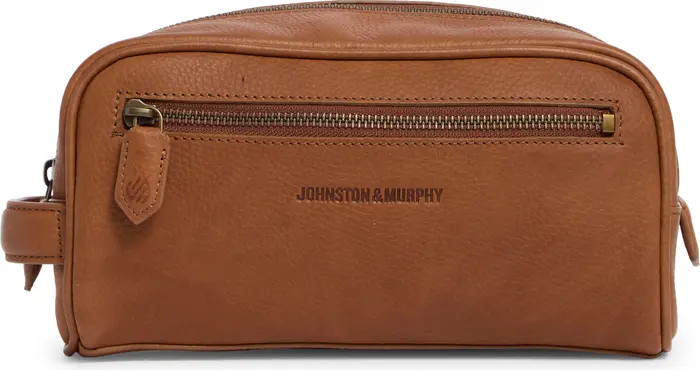 Johnston & Murphy Pebbled Leather Dopp Kit | Nordstromrack | Nordstrom Rack