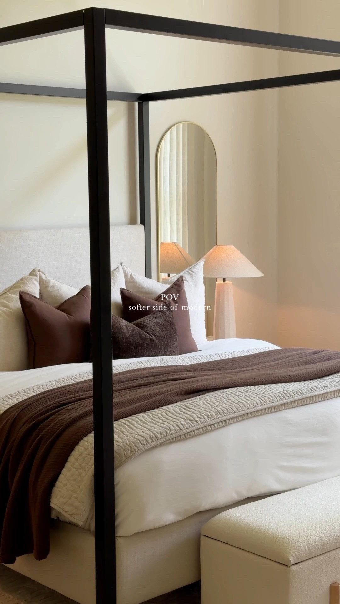 organic modern bedroom styling 🤎

#LTKHome