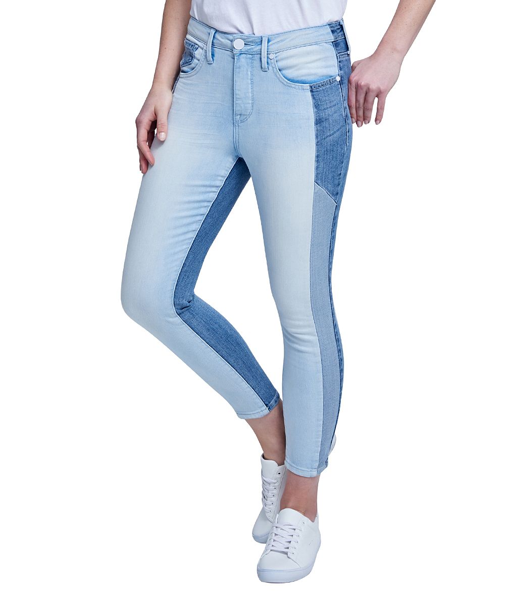 Seven7 Women's Denim Pants and Jeans INNOVATION - Innovation High-Rise Pieced Tower Skinny Jeans - W | Zulily