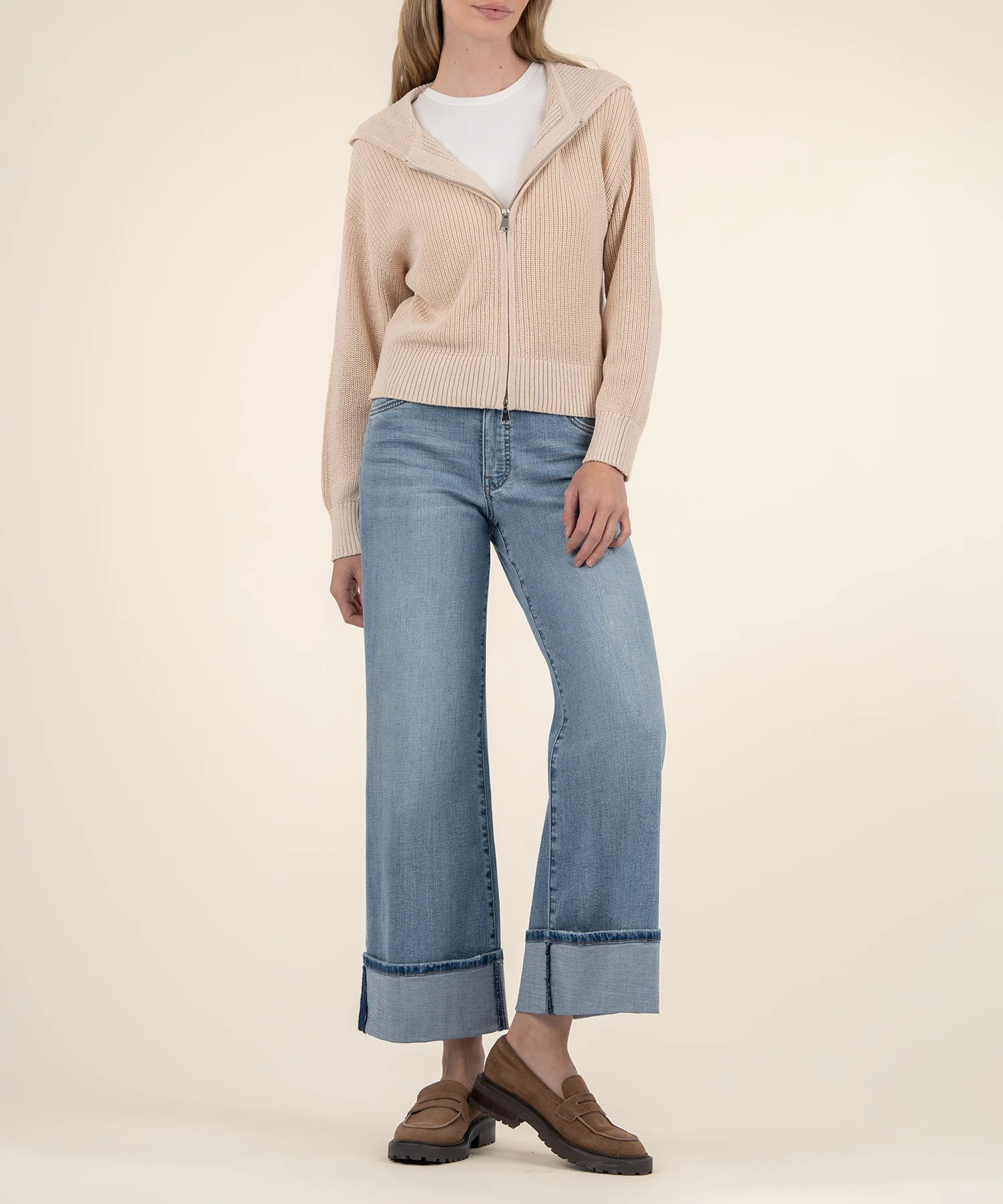 Phoebe Knit Zip Hoodie - Kut from the Kloth | Kut From Kloth