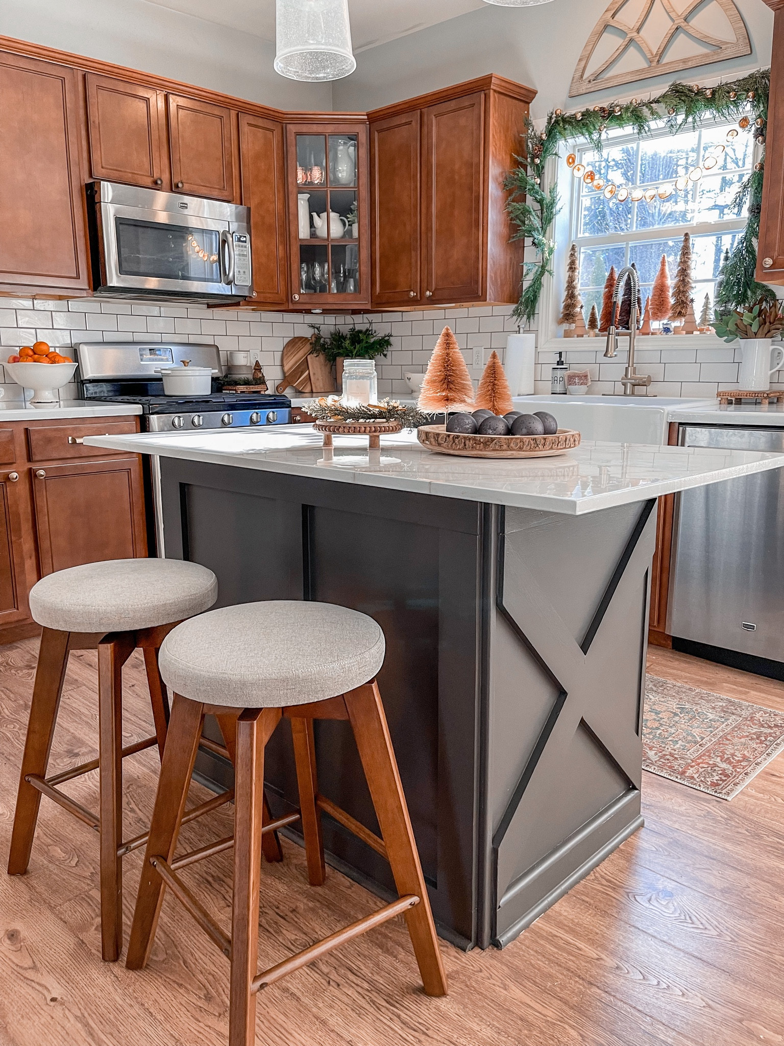 New kitchen stools from Nathan James.  Affordable and easy to assemble! 

#LTKfamily #LTKhome #LTKunder100