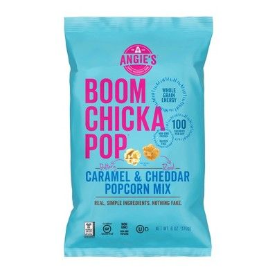 Angie's Boomchickapop Caramel & Cheddar Mix Popcorn - 6oz | Target