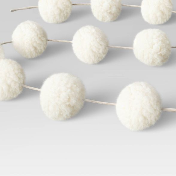 Cream Pom Pom Garland  | Target