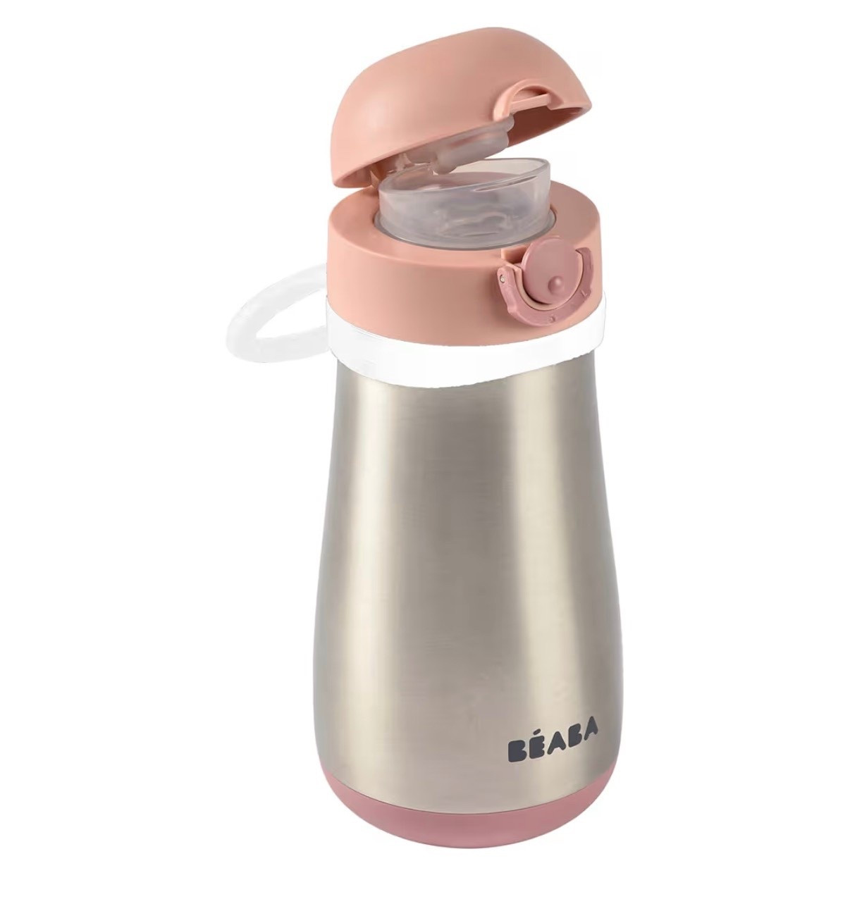 BEABA Kids Stainless Steel Insulated Water Bottle, Kids Water Bottle, Toddler Thermos with Spill Proof Spout and Close Top, Perfect for Travel, (Rose)

#LTKKids #LTKTravel #LTKBaby