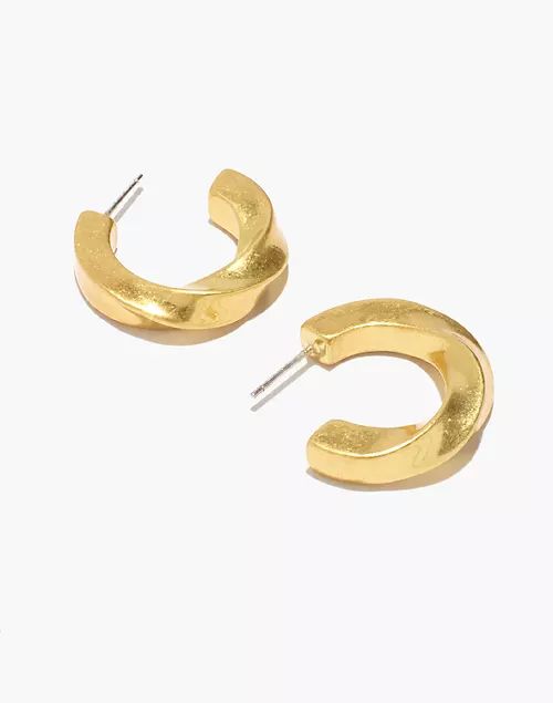 Archway Chunky Small Hoop Earrings | Madewell