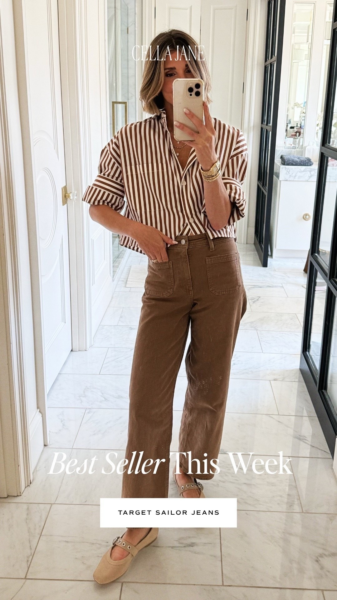 A closer look at the best sellers of the week! Grab these brown jeans before they’re gone. @Target

#LTKsummer #LTKjeans