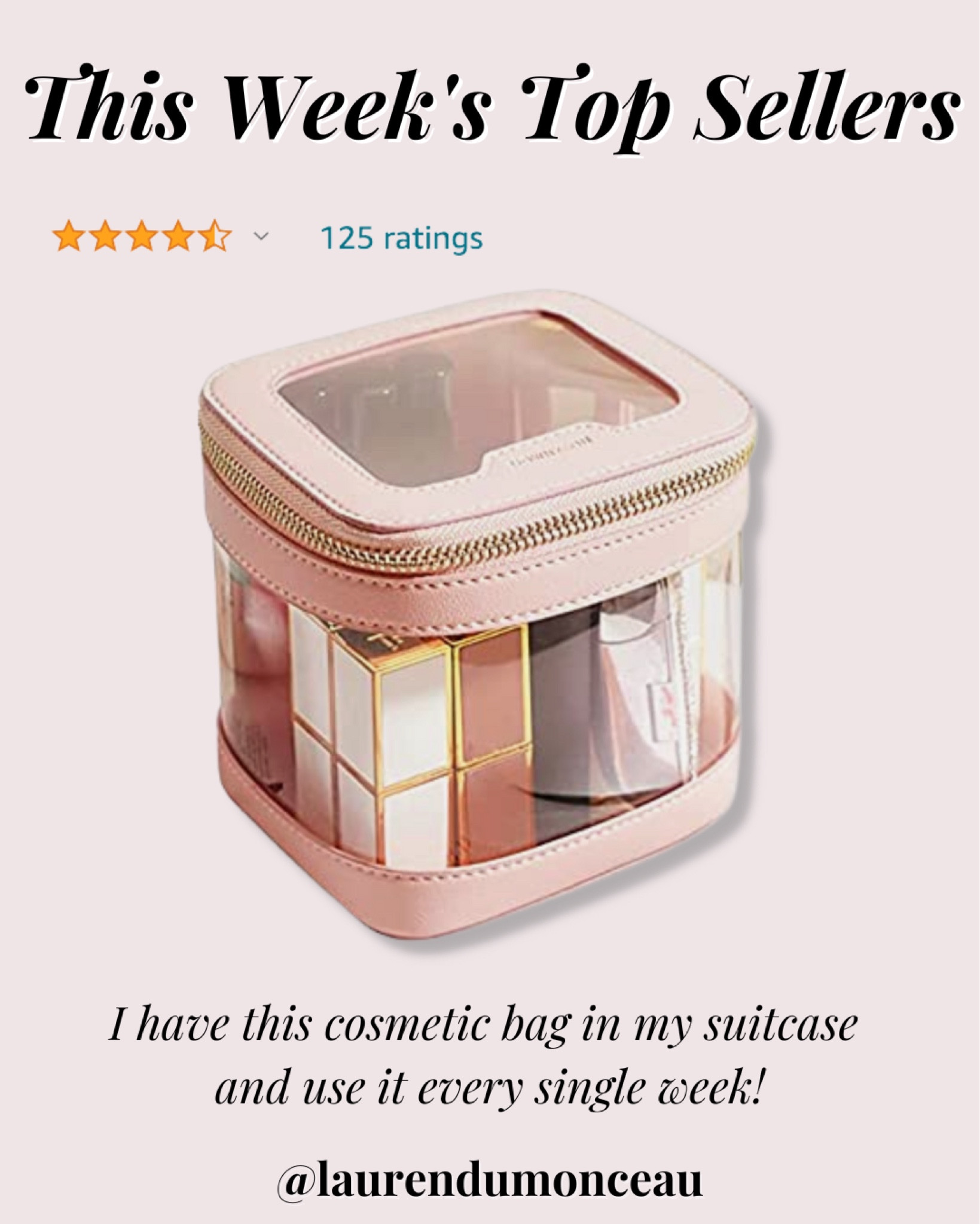 Top Selling Products April 2023

Cosmetic bag, makeup bag, transparent makeup bag, carry on essentials, packing essentials, travel essentials, travel must haves, amazon, amazon travel essentials, pink makeup bag, toiletry bag, toiletry pouch 



#LTKitbag #LTKtravel #LTKunder50