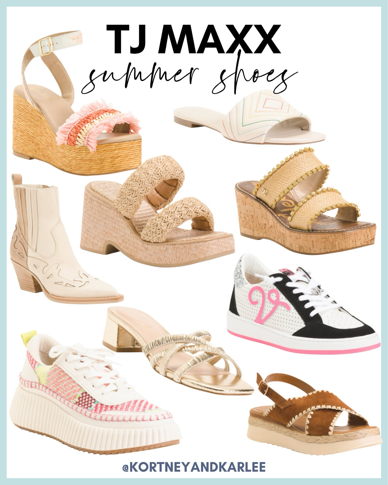 TJ Max Summer Shoes

Kortney and Karlee | #kortneyandkarlee #LTKfindsunder50 #LTKtravel #LTKfindsunder100 
