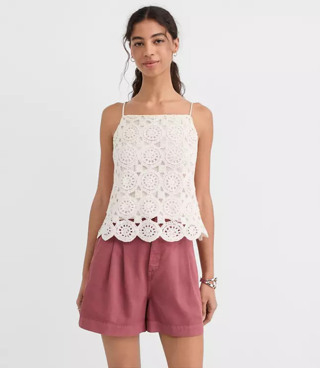 Circle Crochet Cami | LOFT