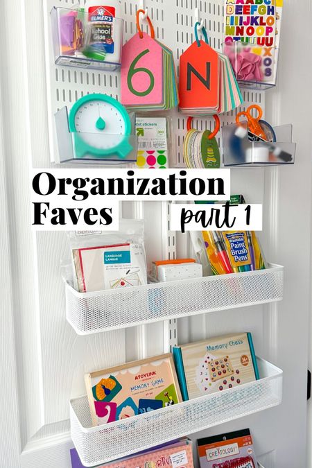 My favorite organizer this year! So versatile and can be used for different rooms or organizing categories. Make sure you check the item description for the correct size for your door  

#LTKhome #LTKfamily