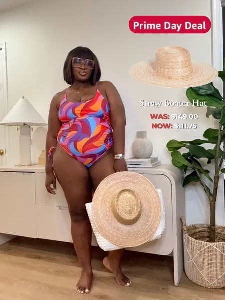 I love when a full look comes together like this. This look is bold, colorful, and made for poolside confidence. The straw hat ties everything together instantly. Easy styled vacation outfit that stands out. #vacationstyle #PrimeDay #LTKfashion #swimwear #beachoutfitideas #amazonfinds #LTKfinds #summerlook #curvyfashion #lastdaydeal

#LTKootd #LTKSaleAlert #LTKSwim