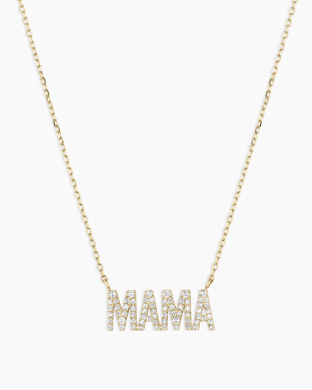 Diamond Pavé Mama Necklace | Gorjana