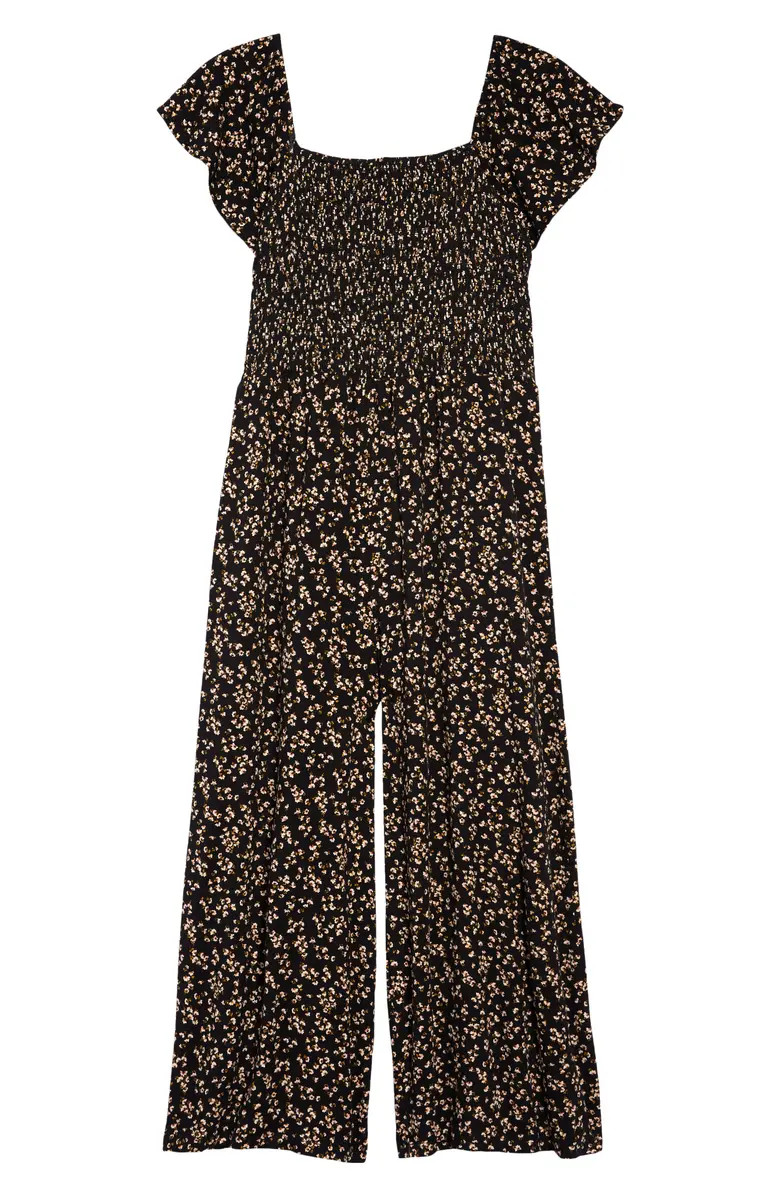 Kids' Wide Leg Jersey Romper | Nordstrom