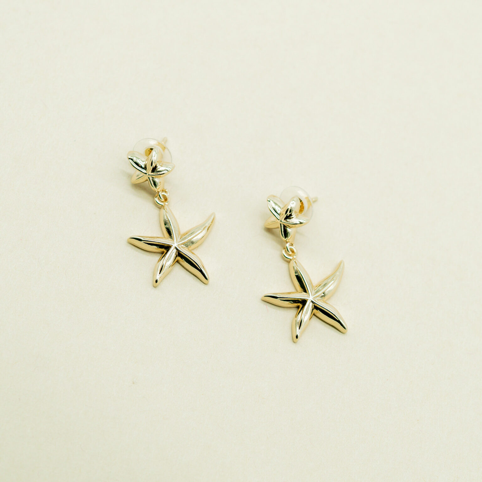 GOLD STARFISH EARRINGS | Panacea