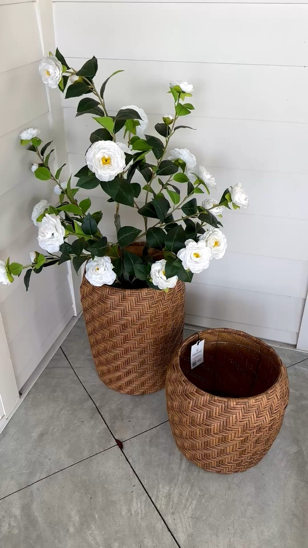 Still in stock! Bottomless day basket planters won’t rot out but look so good! 
@Target  #ad #sponsored

#LTKSeasonal #LTKHome #LTKSaleAlert
