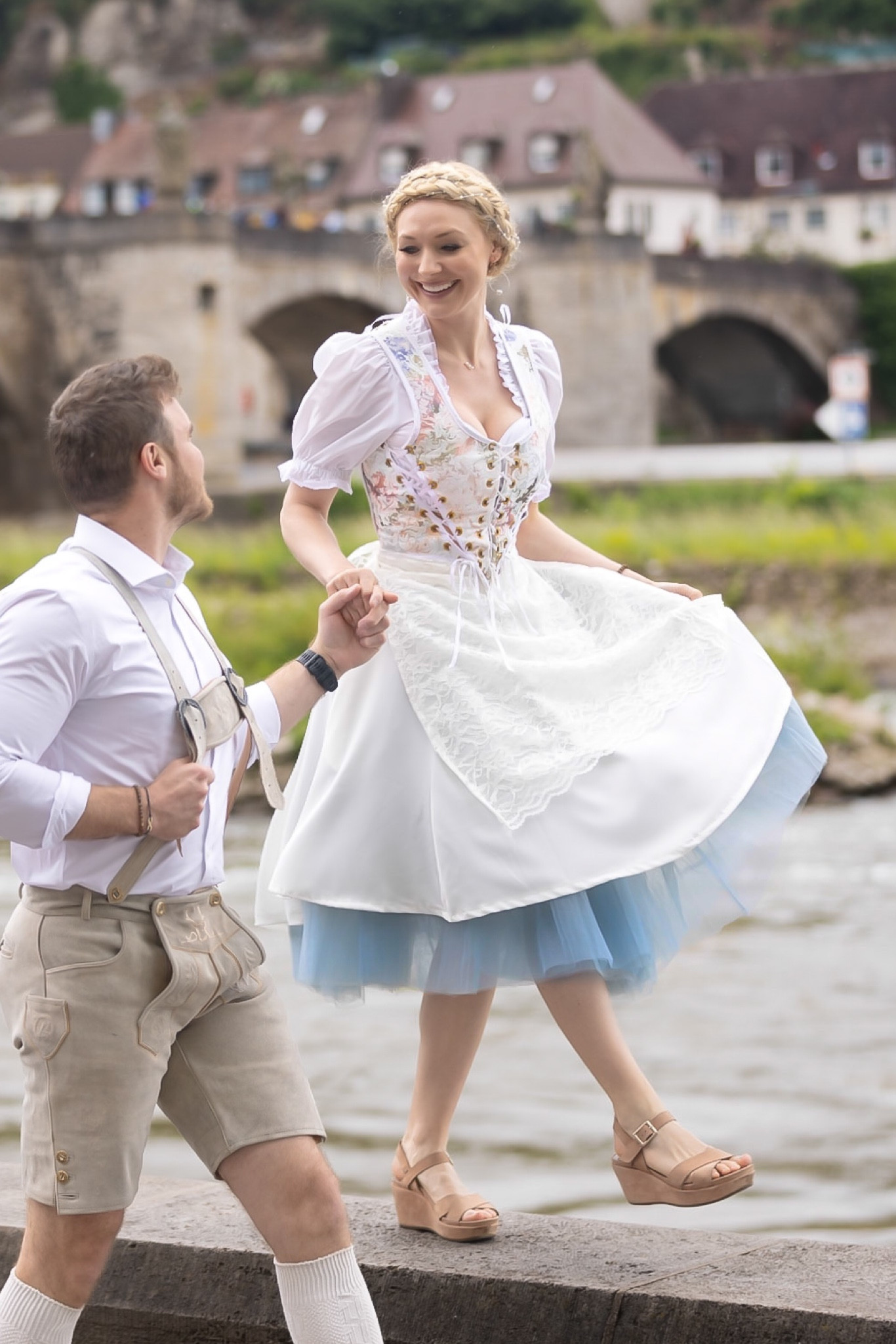 I made my own German Wedding Drindl pictured, but found one online that is similar, with less work, good quality, and won’t break the bank. Perfect for Oktoberfest! Corset and skirt all one piece. 

#LTKeurope #LTKparties #LTKSeasonal