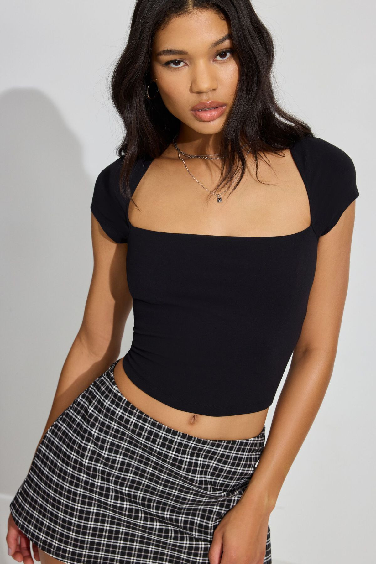 Open Straight Neck Top | Garage Clothing