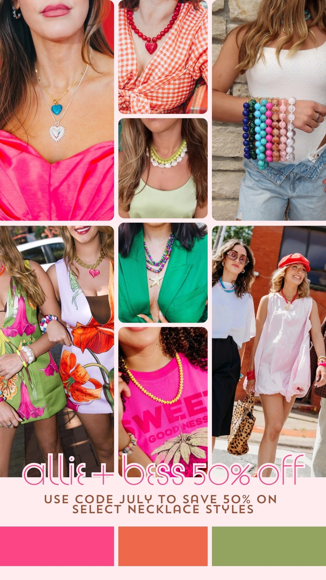 use code JULY for 50% off @shopalliebess necklaces!!

#LTKSaleAlert #LTKSeasonal