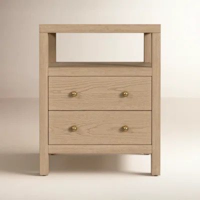 Celine 21" 2-Drawer Nightstand | Wayfair North America