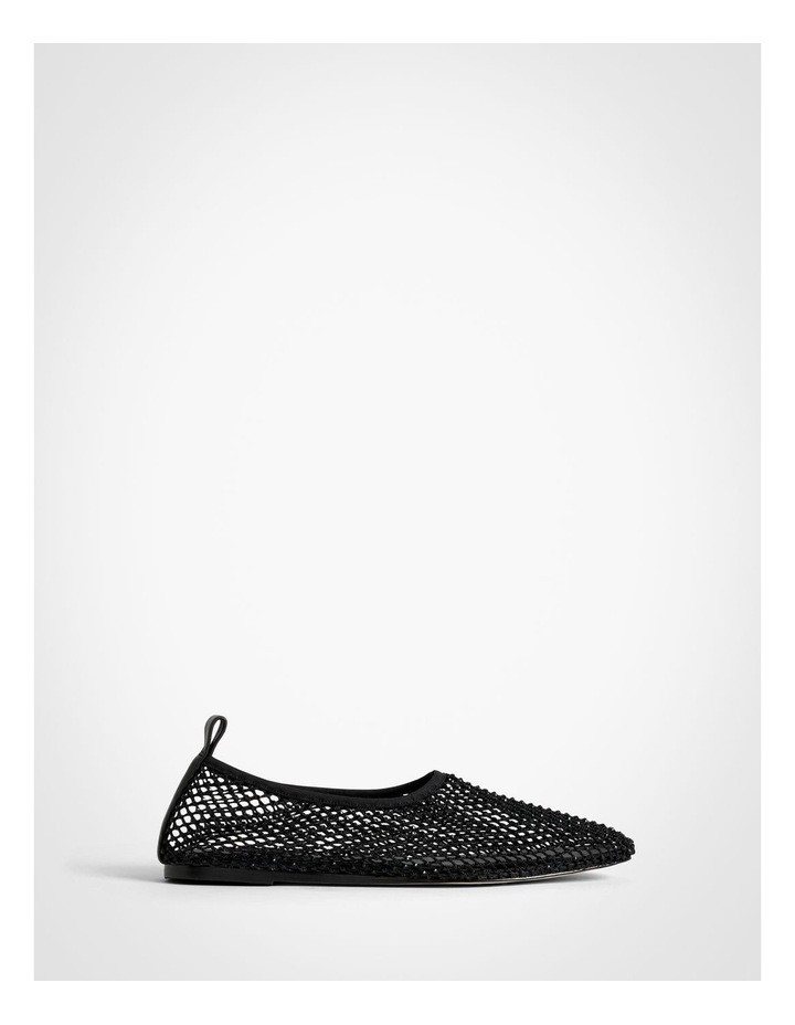 Witchery Mindy Mesh Flats in Black 37 | Myer