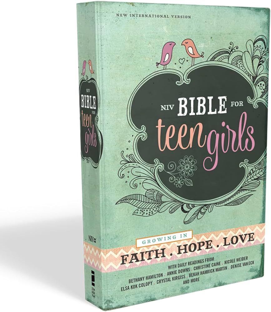 NIV, Bible for Teen Girls, Hardcover: Growing in Faith, Hope, and Love | Amazon (US)