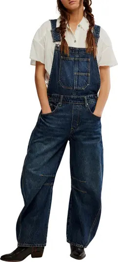 Free People Good Luck Denim Overalls | Nordstrom | Nordstrom