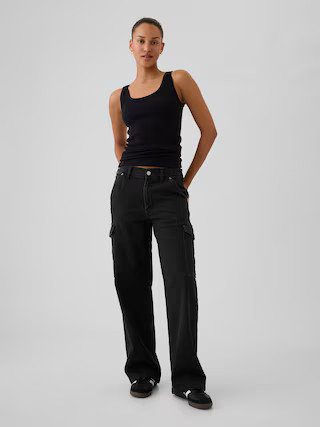 Mid Rise '90s Loose Cargo Jeans | Gap (US)
