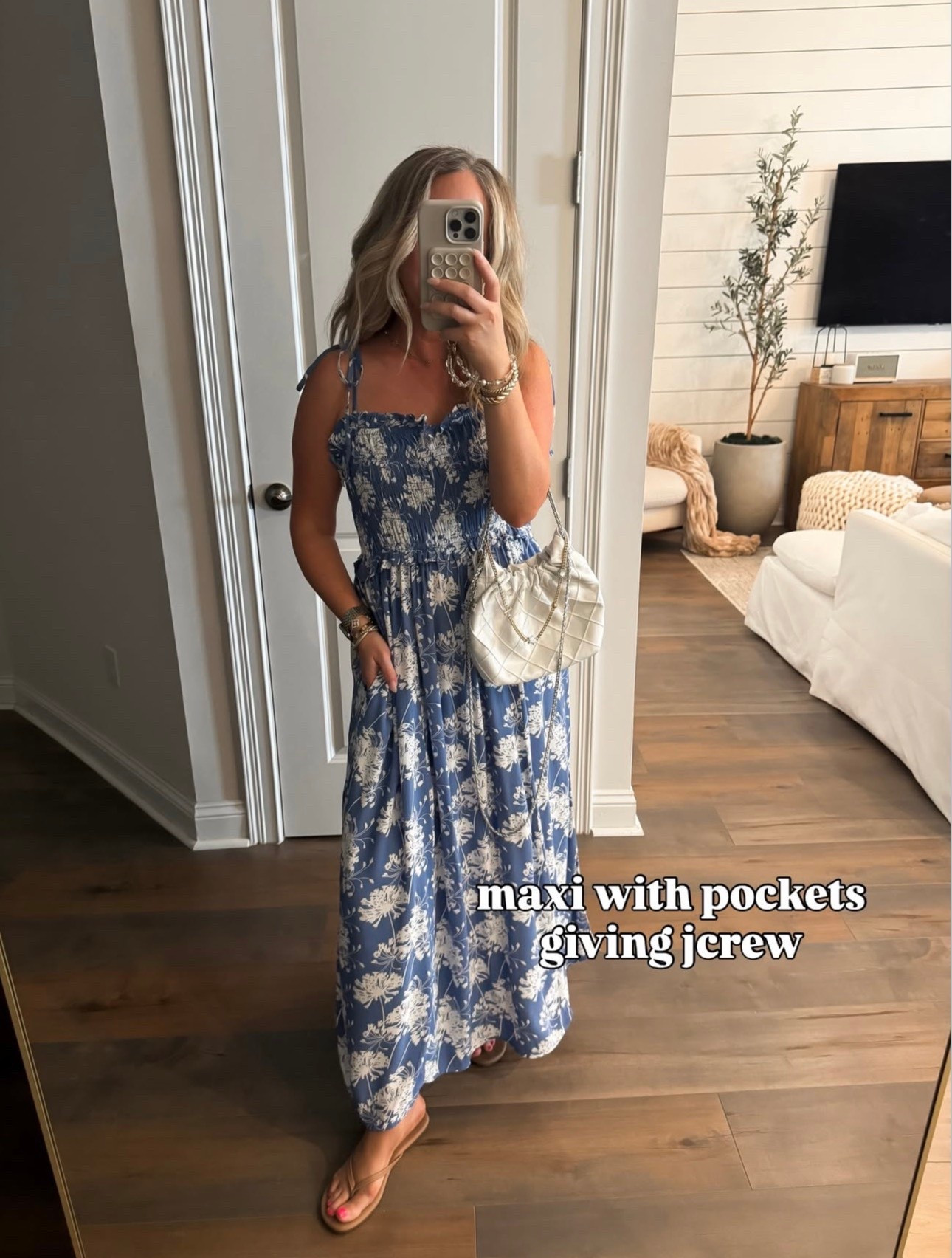 Spring dress vacation dress resort wear maxi dress with pockets size small Walmart fashion Walmart finds 

#LTKPetite #LTKOver40