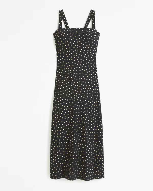 Women's Crepe Slip Midi Dress | Women's Dresses & Jumpsuits | Abercrombie.com | Abercrombie & Fitch (US)