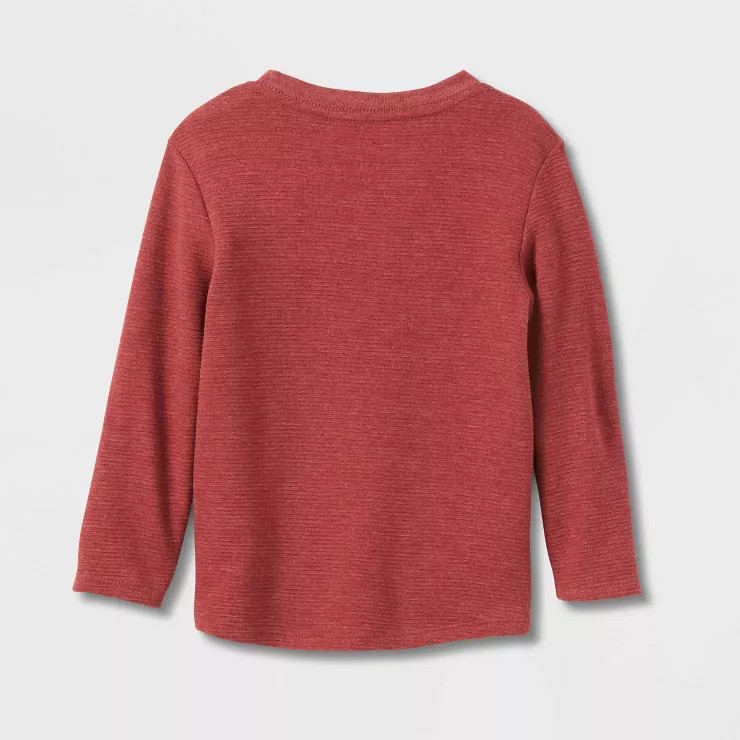 Toddler Boys' Ottoman Long Sleeve Knit T-Shirt - Cat & Jack™ | Target