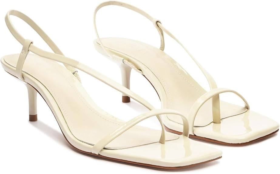 Schutz Women's Heloise Sandal, Pearl, 8.5 | Amazon (US)