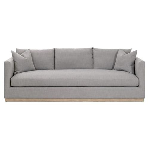 Mackenzie Modern Classic Grey Performance Sofa - 96.5"W | Kathy Kuo Home