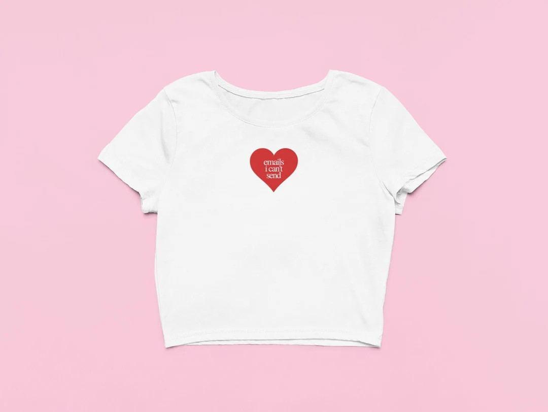 Emails I Can't Send Crop Top Sabrina Carpenter | Etsy (US)