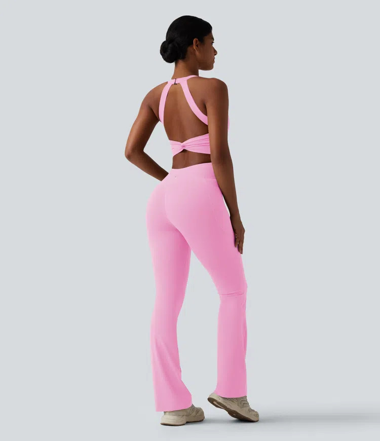 Halara UltraSculpt™ Tummy Control Bootcut Training Jumpsuit with Pockets-Easy Peezy Edition | Halara-AU