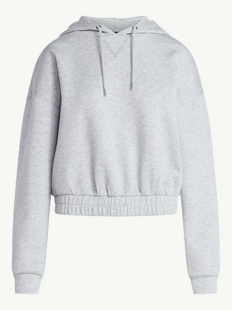 Scoop Women's and Women's Plus New Scubaknit Pullover Hoodie, Sizes XS-4X | Walmart (US)