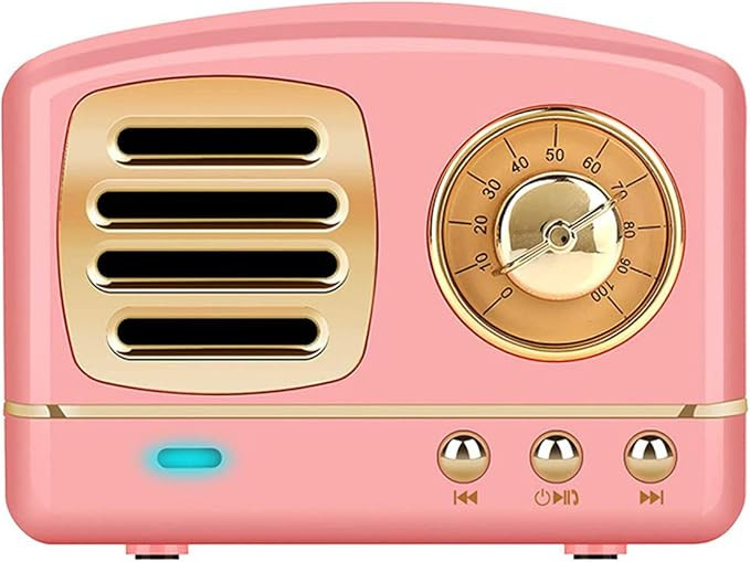 Dosmix Wireless Stereo Retro Speakers, Portable Bluetooth Vintage Speakers with Powerful Sound, A... | Amazon (US)