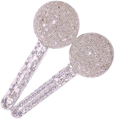 Beauty Globes 2pcs for Facial Massage (Hot/Cold) by Loona Beauty (Clear Crystal Gel Beads) | Amazon (US)