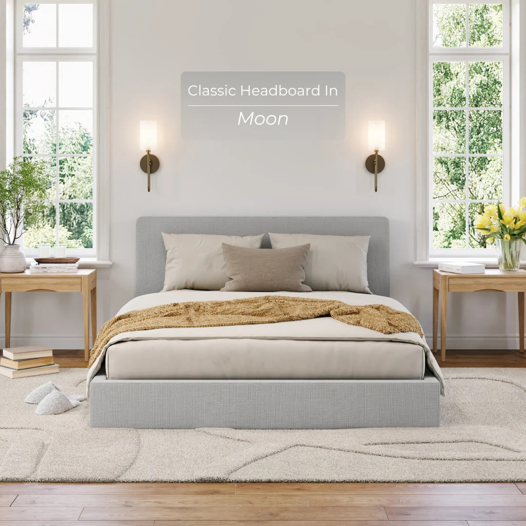 Classic Headboard: Cushioned Fabric Headboard, No Hard Surfaces! Perfect for Modern, Minimalist H... | Etsy (US)