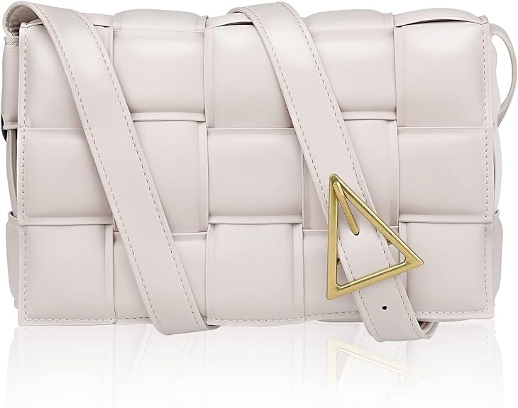 ZooLLyn Woven Padded Cassette Crossbody Trend Shoulder Bag for Women Clutch Bag Square Purse Hand... | Amazon (US)