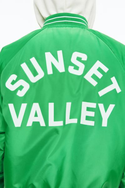 Embroidered Baseball Jacket | H&M (US + CA)