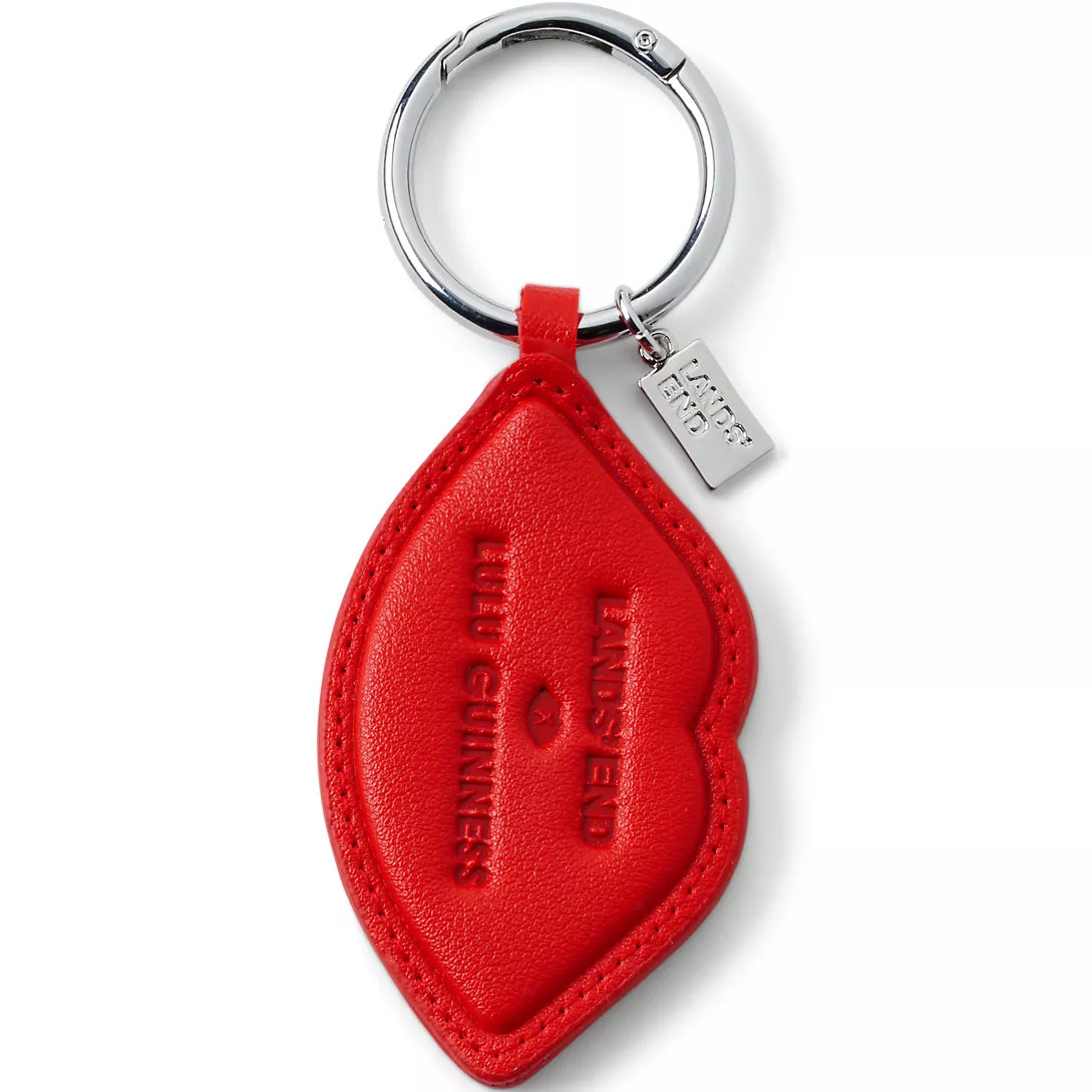 Lands' End x Lulu Guinness Lip Bag Charm | Lands' End (US)