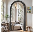 Antok Full Length Mirror 82"\u00d744" Floor Mirror Standing Tall Mirror, Arched Stand up Large Wa... | Amazon (US)