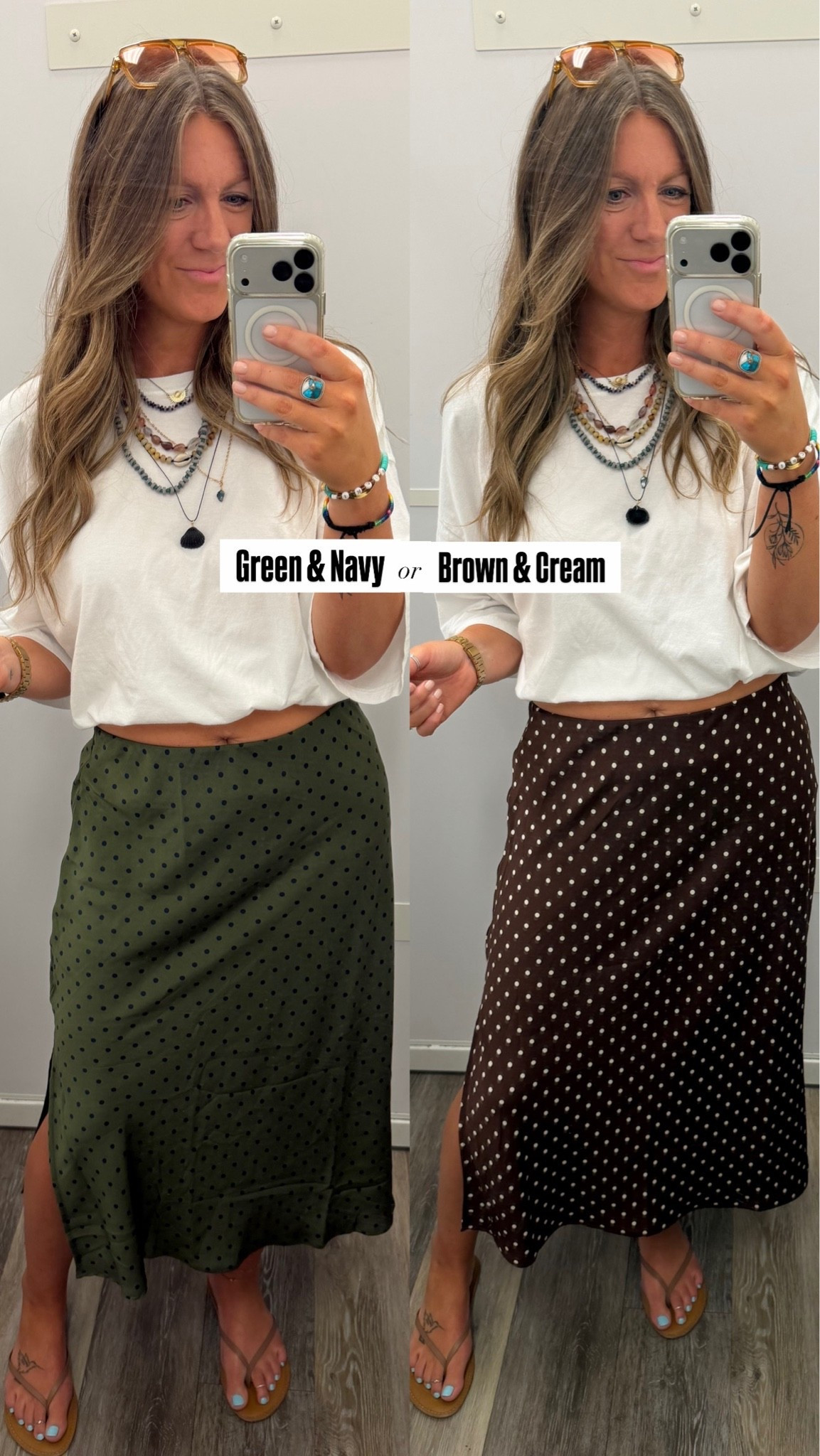 Large tee, large skirt (elastic is tight so size up if in between) on MAJOR sale!!!

#LTKTall #LTKOver40 #LTKSaleAlert