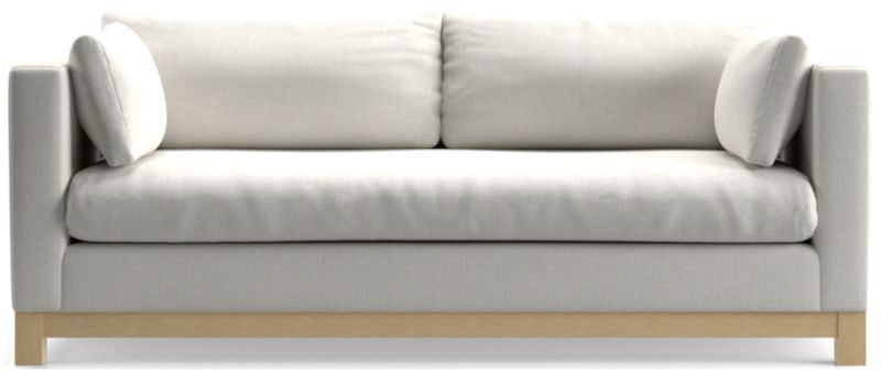 Pacific Wood Bench Sofa + Reviews | Crate & Barrel | Crate & Barrel