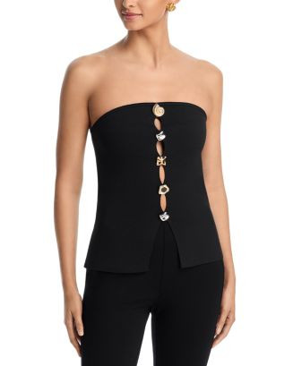 AQUA Strapless Knit Top - Exclusive | Bloomingdale's Women | Bloomingdale's (AU)